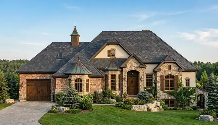 Traditional house plans 53-200 - front exterior, 2,737 sq ft, 3 bed, 2 bath house plans | Monster House Plans