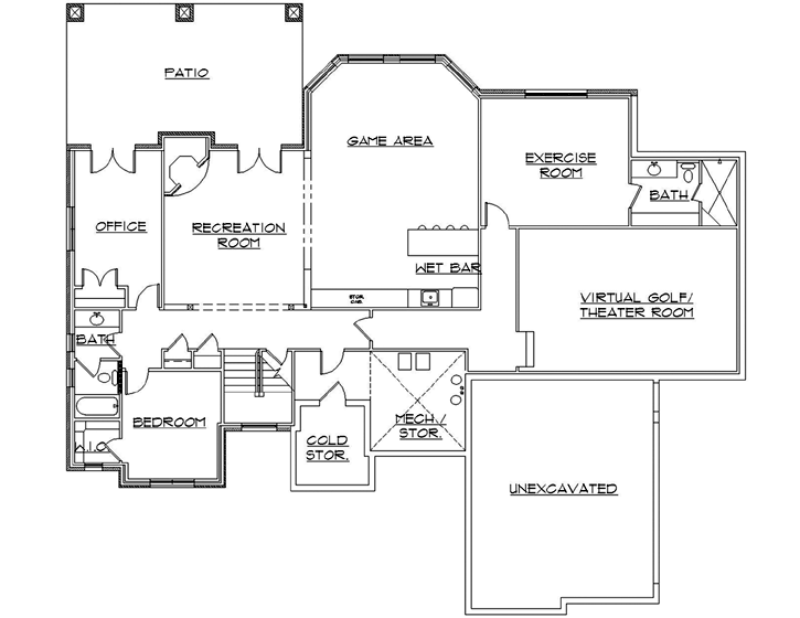 Lower Floor Plan: 53-201