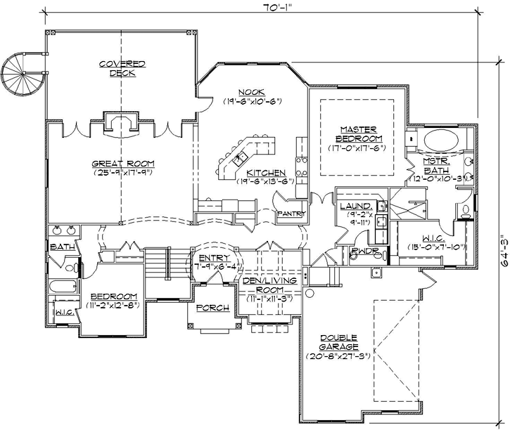 Main Floor Plan: 53-201