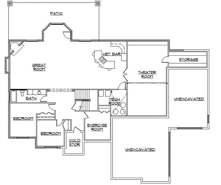 Lower Floor Plan: 53-202
