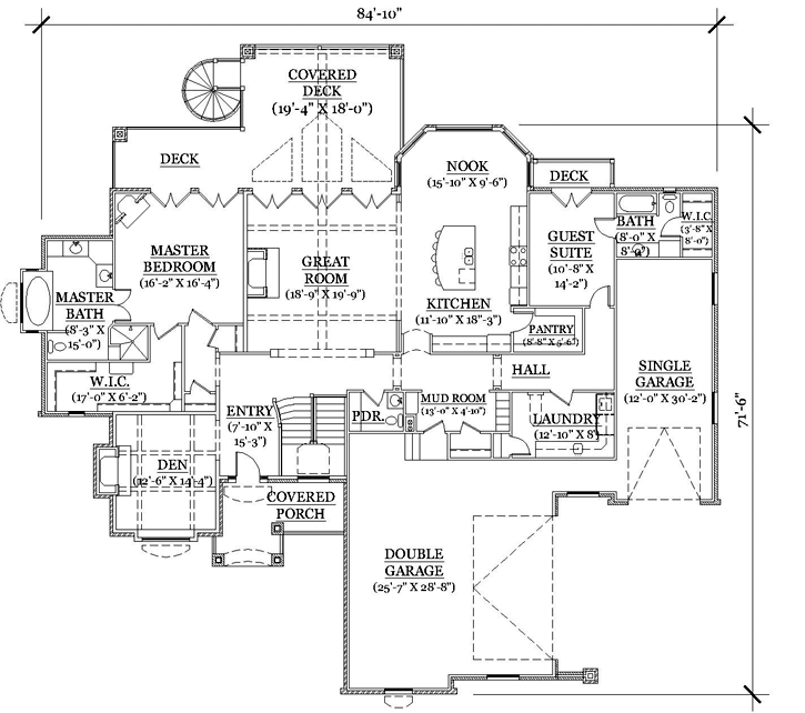 Main Floor Plan: 53-203