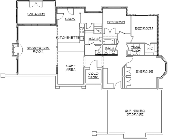 Lower Floor Plan: 53-205