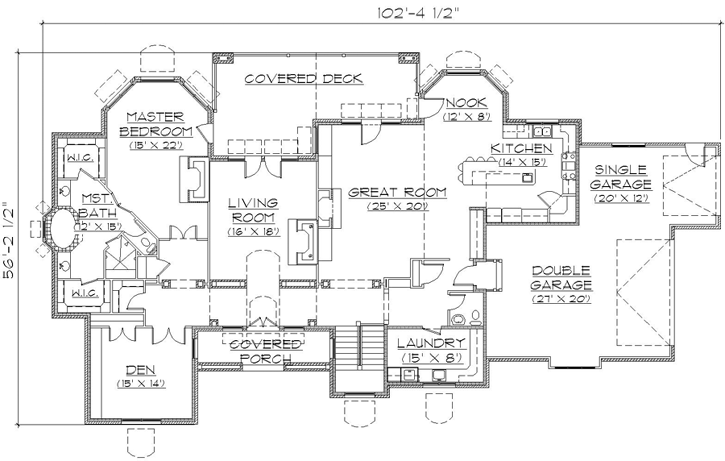 Main Floor Plan: 53-206