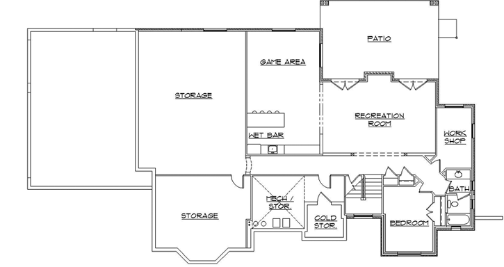Lower Floor Plan: 53-207
