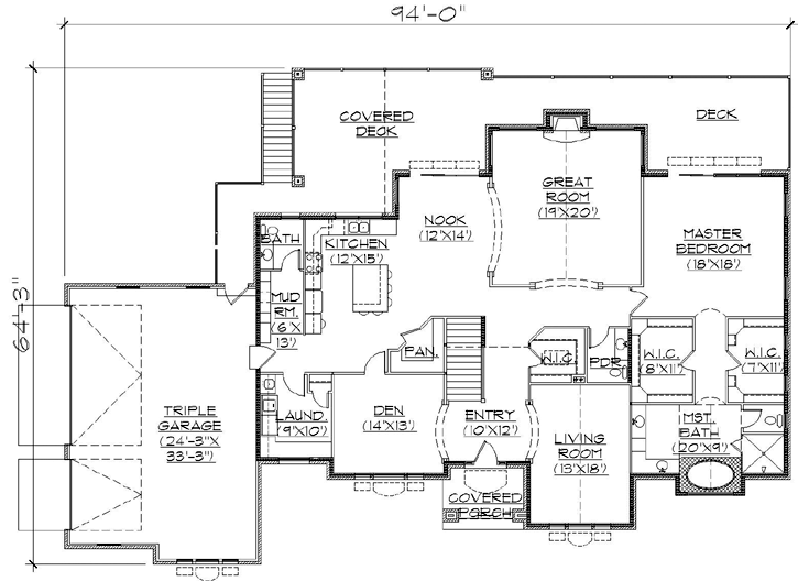 Main Floor Plan: 53-211
