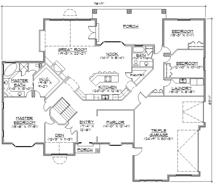 Main Floor Plan: 53-212