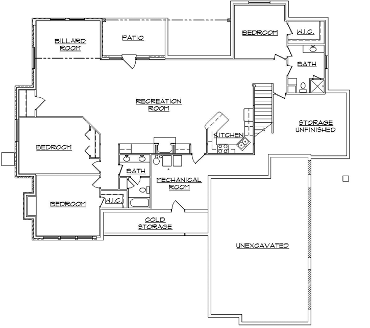 Lower Floor Plan: 53-213