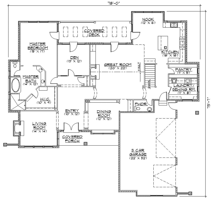 Main Floor Plan: 53-213
