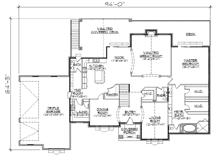 Main Floor Plan: 53-214
