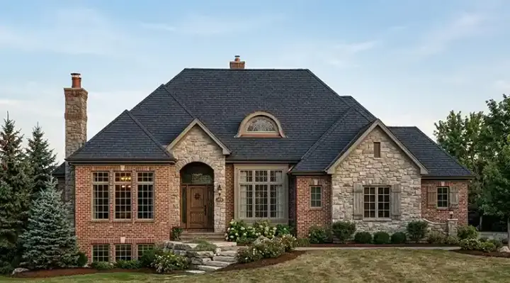 Traditional house plans 53-218 - front exterior, 3,062 sq ft, 1 bed, 1 bath house plans | Monster House Plans