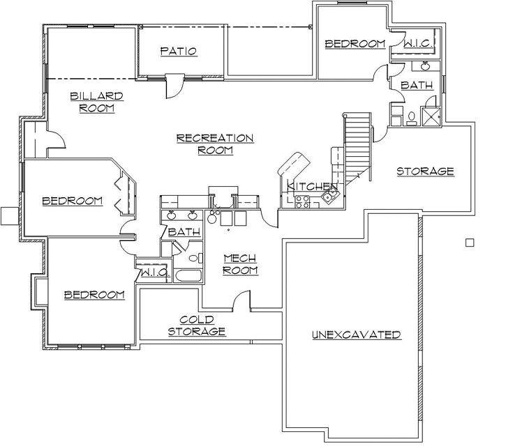 Lower Floor Plan: 53-218