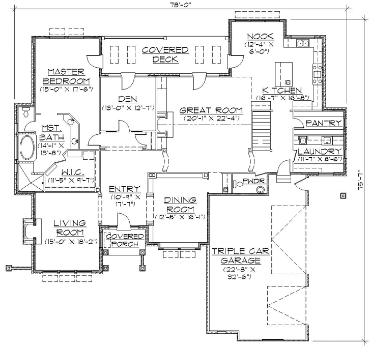 Main Floor Plan: 53-218