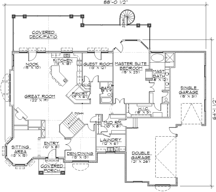 Main Floor Plan: 53-219