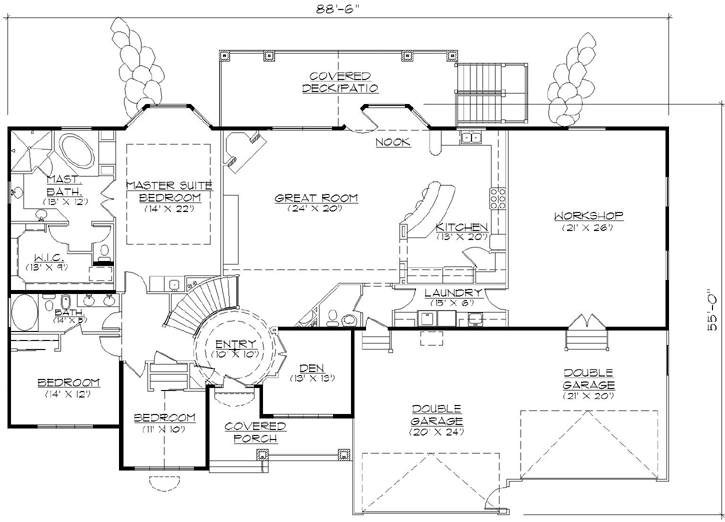 Main Floor Plan: 53-220