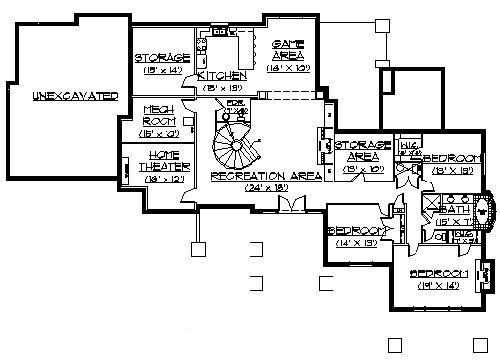 Lower Floor Plan: 53-221