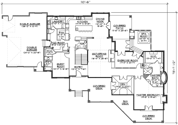 Main Floor Plan: 53-222