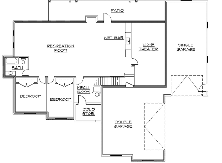 Lower Floor Plan: 53-226
