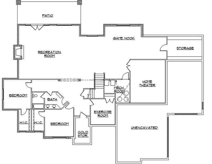 Lower Floor Plan: 53-228