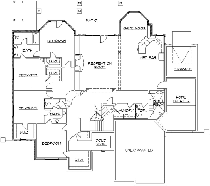 Lower Floor Plan: 53-229