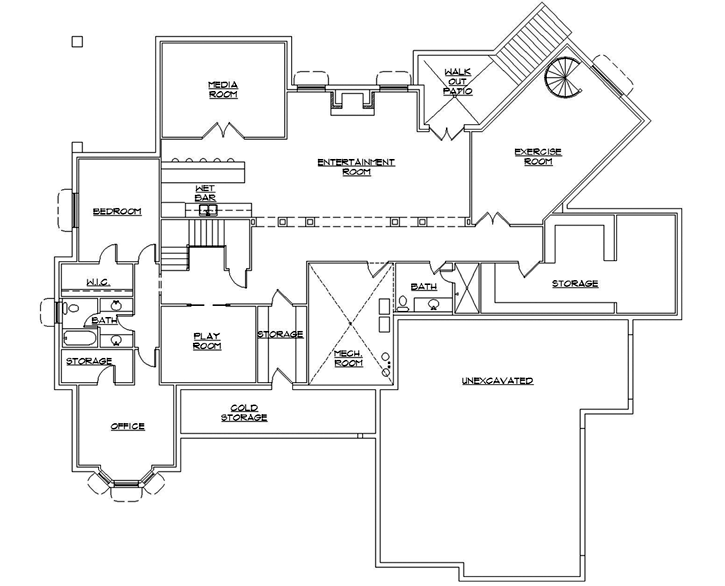 Lower Floor Plan: 53-231