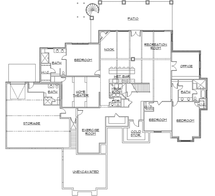 Lower Floor Plan: 53-236