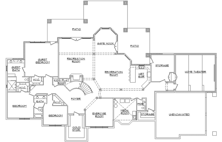 Lower Floor Plan: 53-237