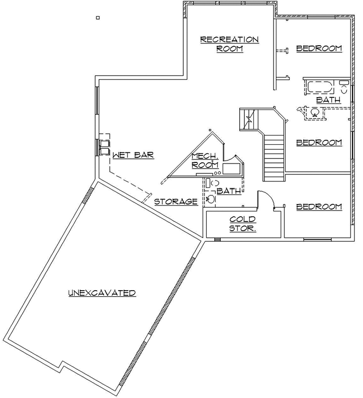 Lower Floor Plan: 53-240