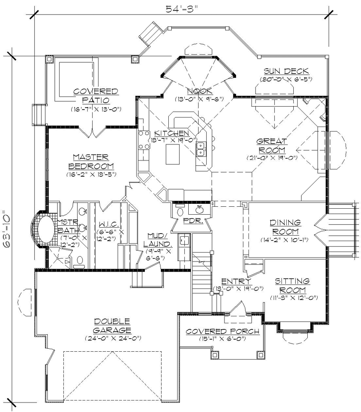 Main Floor Plan: 53-241