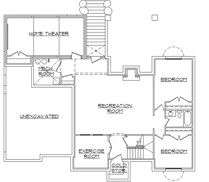 Lower Floor Plan: 53-243