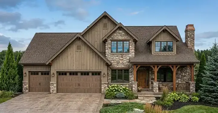 Traditional house plans 53-246 - front exterior, 2,547 sq ft, 3 bed, 2 bath house plans | Monster House Plans