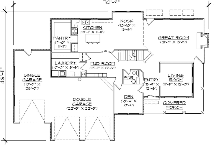 Main Floor Plan: 53-246