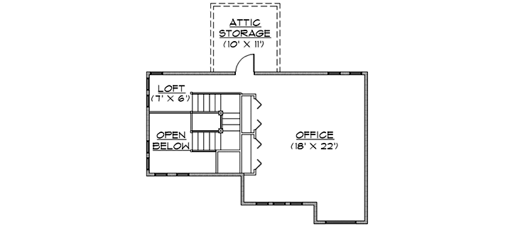 Upper/Second Floor Plan: 53-247