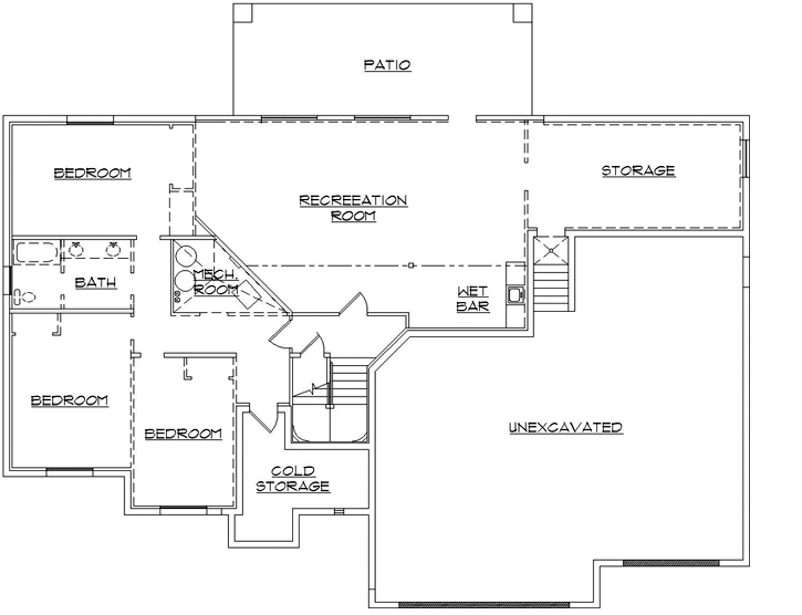 Lower Floor Plan: 53-250