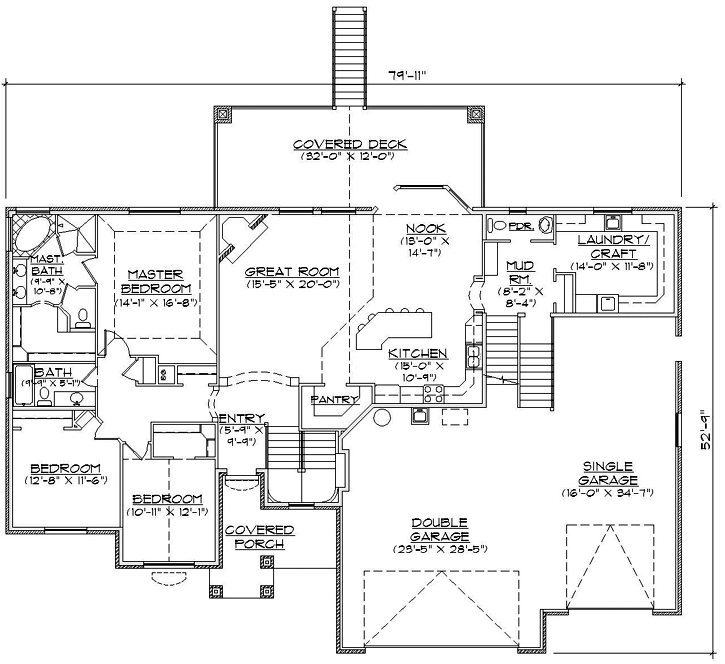 Main Floor Plan: 53-250