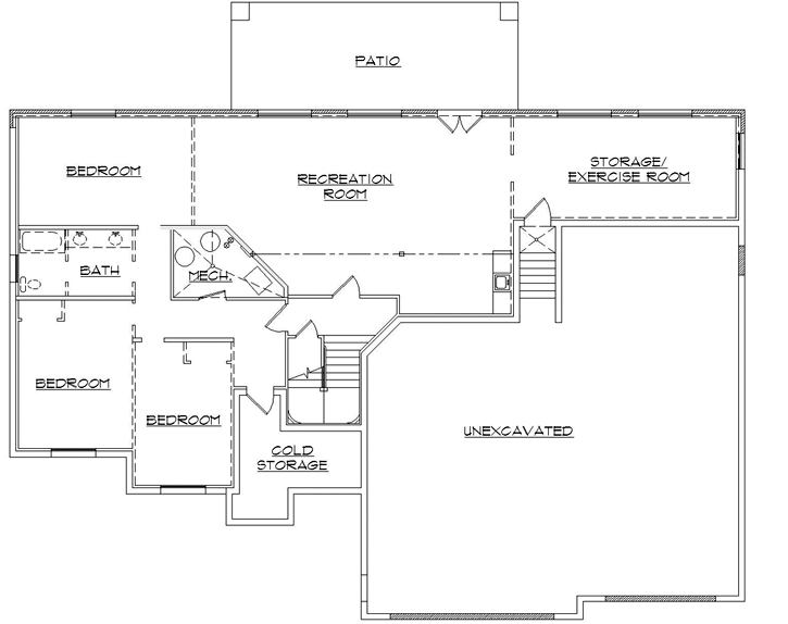 Lower Floor Plan: 53-251