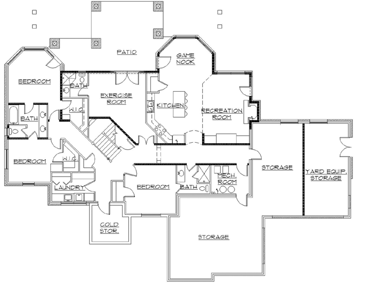 Lower Floor Plan: 53-252