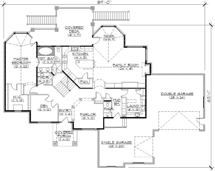 Main Floor Plan: 53-252