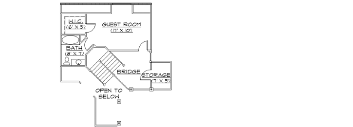 Upper/Second Floor Plan: 53-252