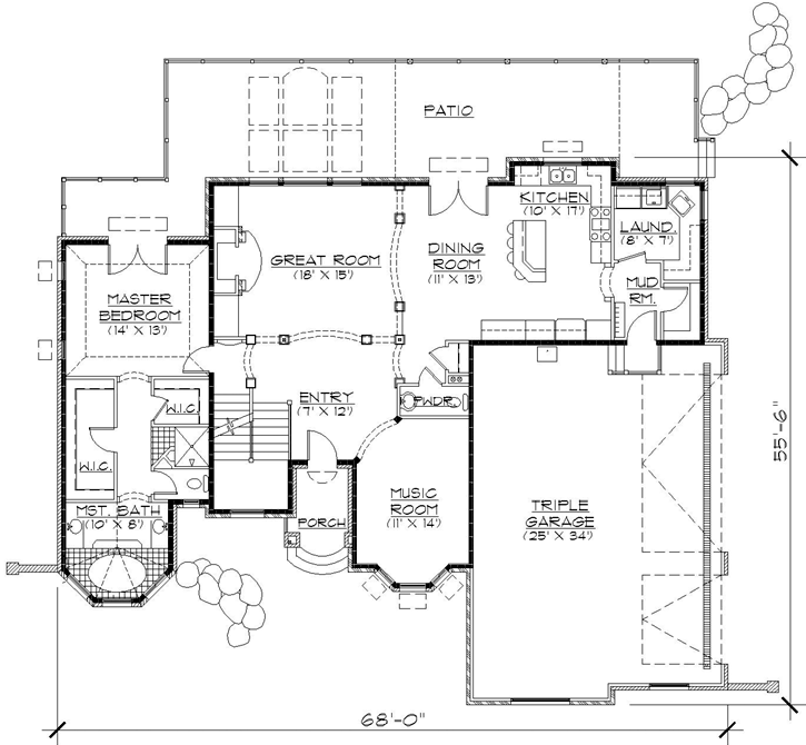Main Floor Plan: 53-253