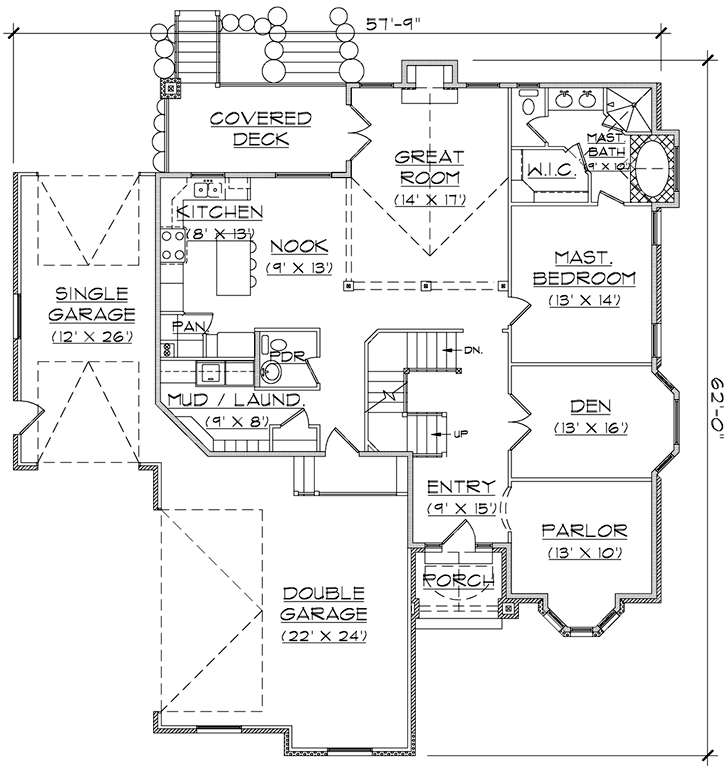 Main Floor Plan: 53-254