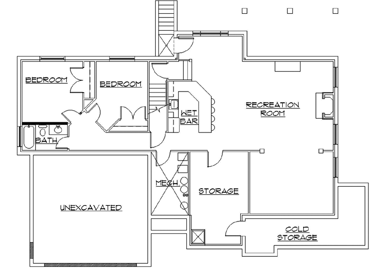 Lower Floor Plan: 53-255