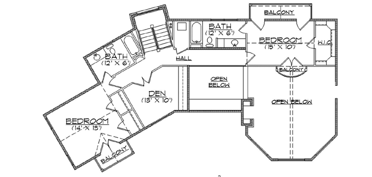 Upper/Second Floor Plan: 53-256