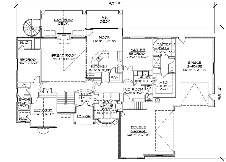 Main Floor Plan: 53-257