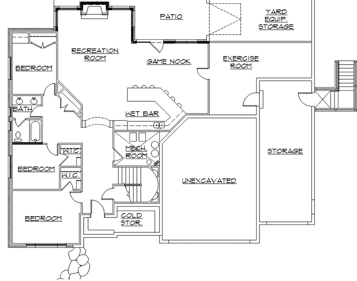 Lower Floor Plan: 53-259
