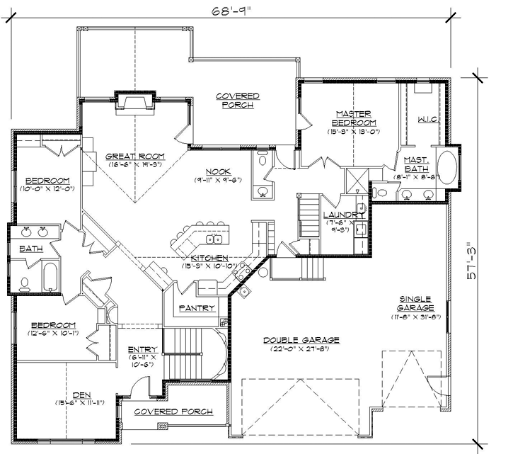 Main Floor Plan: 53-259