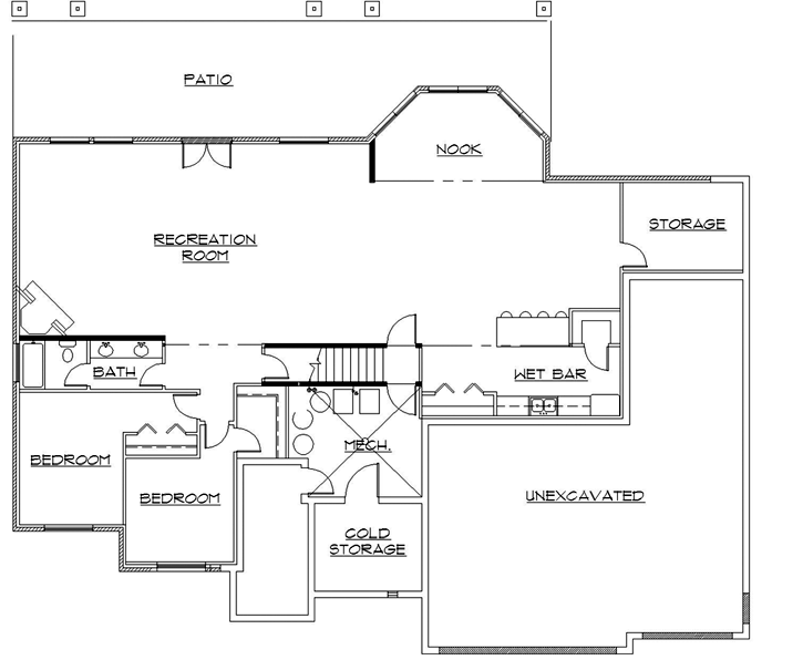 Lower Floor Plan: 53-262