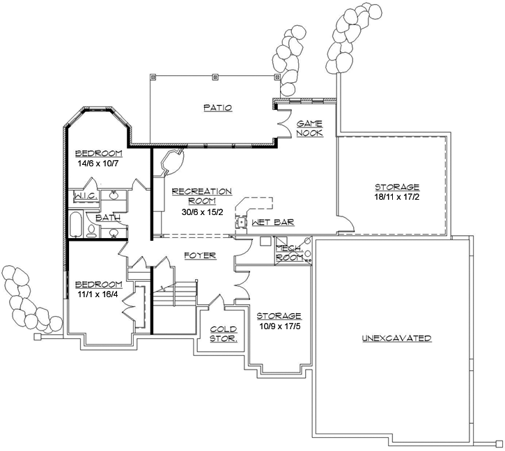 Lower Floor Plan: 53-266