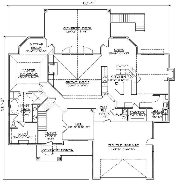Main Floor Plan: 53-268
