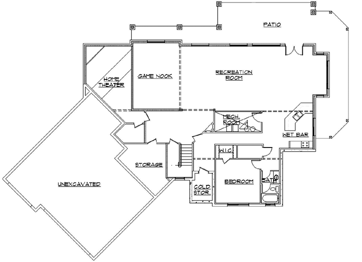 Lower Floor Plan: 53-271