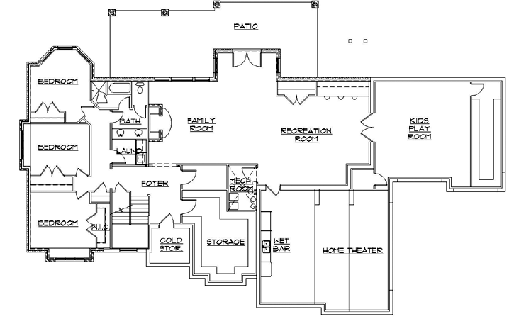 Lower Floor Plan: 53-280